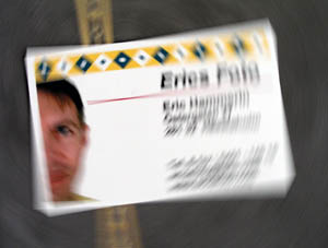 Erics Foto visitkort
